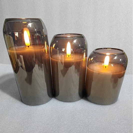 Conjunto de 3 velas telecomandadas
