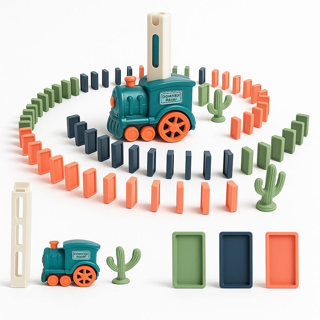 Brinquedo educativo – comboio de madeira