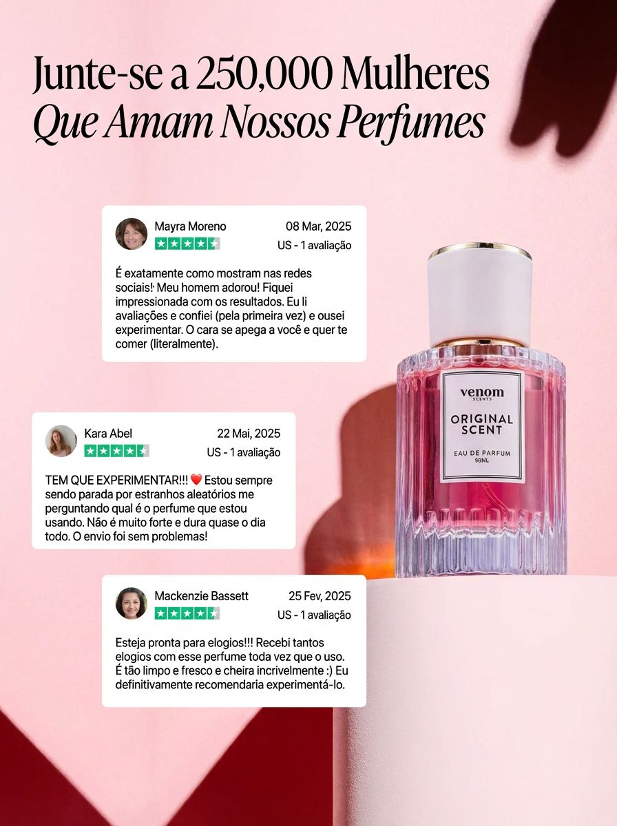 Coleção de Perfumes com Feromônios Venom™ 50mL (Copy)