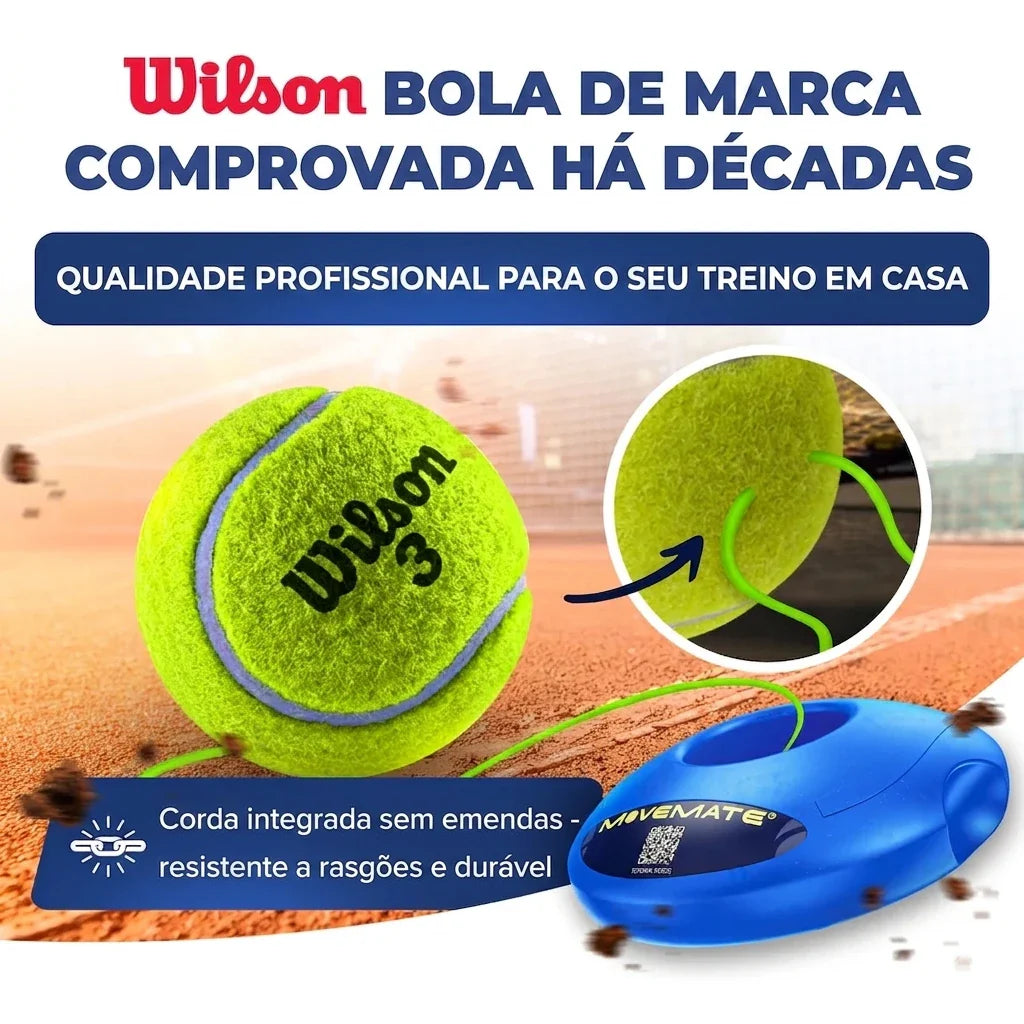 Conjunto de treino de ténis com bola de ténis Wilson®