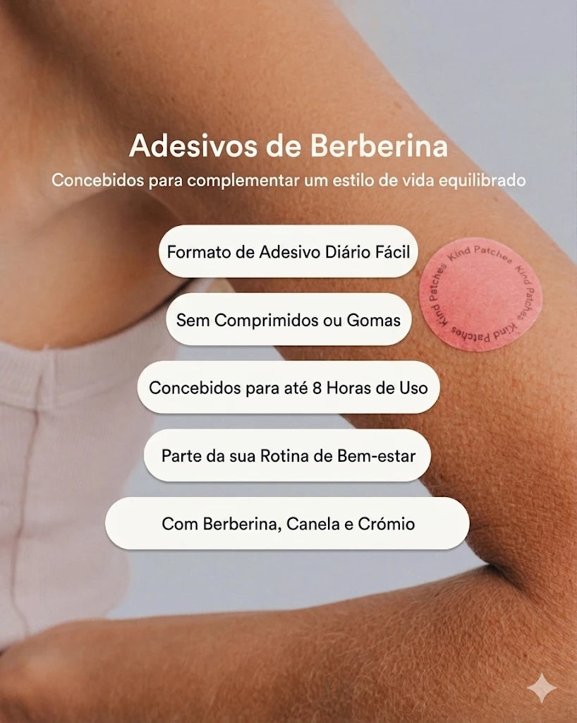 30 adesivos de berberina