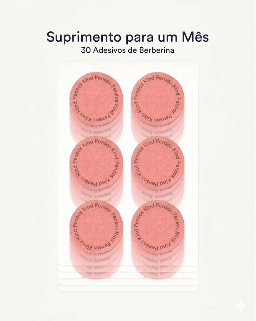 30 adesivos de berberina