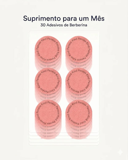 30 adesivos de berberina